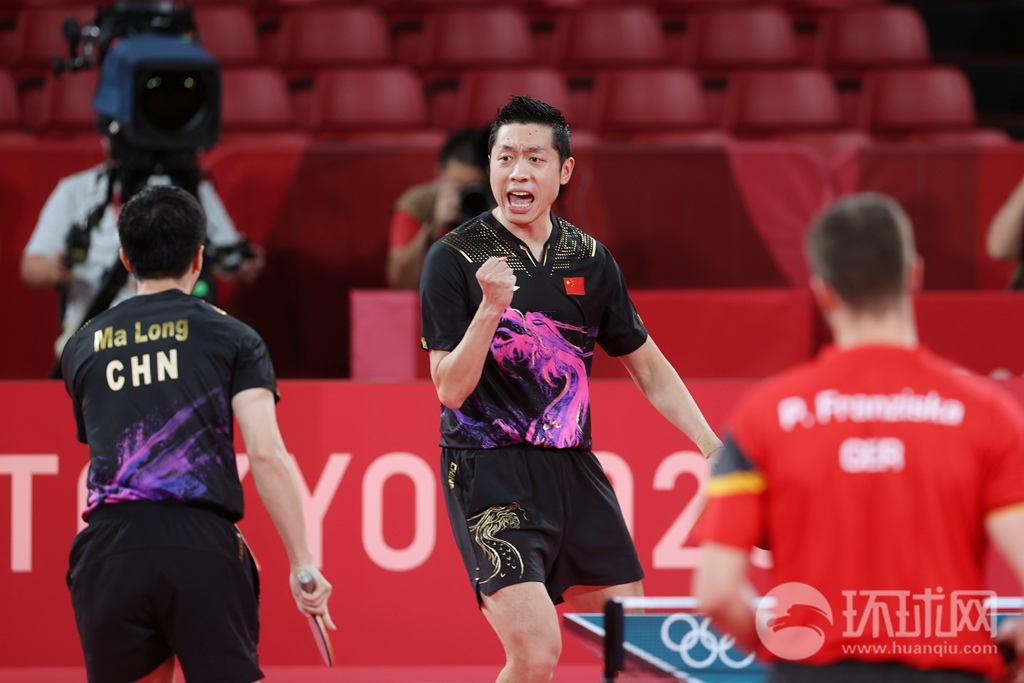 日本队完胜德国队，许昕关键制胜