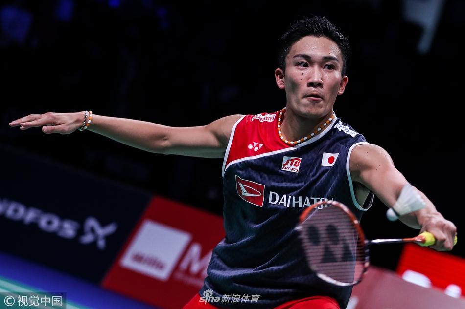 日本队鏖战丹麦队，桃田贤斗统治全场